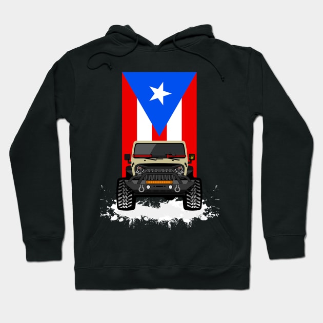 Puerto rico Hoodie by sojeepgirl